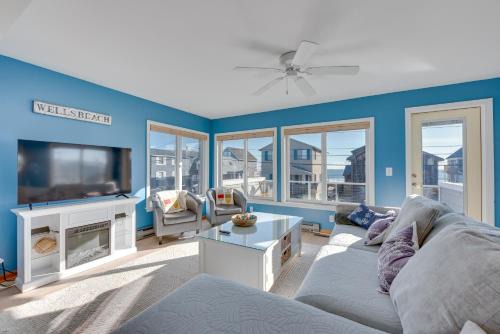 Wells Beach Maison | Wells Beach House with Ocean-View Deck