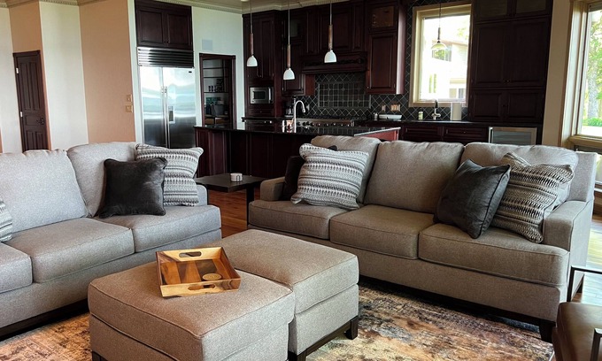 West Okoboji Maison | West Lake Okoboji lakefront cottage with private dock/hoist. Near Arnolds Park!