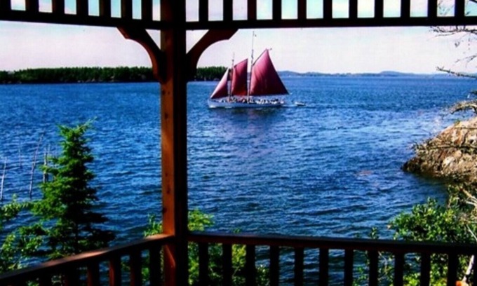Campobello Island Cottage | Whale Of A View, île Campobello SITUÉ DIRECTEMENT SUR MER, 3 CHAMBRES: vue imprenable