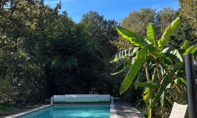 Cepet Cottage | Cottage maison entière pour 14 personnes grande parcelle au calme Idéal groupes