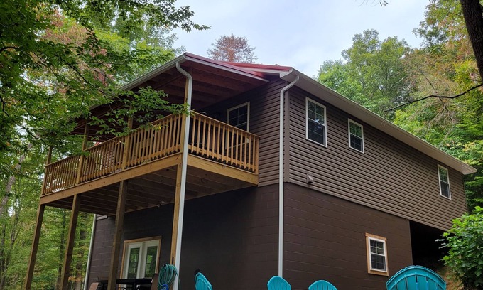 French Creek Cabine | Wildwood cabin at Paradise in the Woods on the Buckhannon River