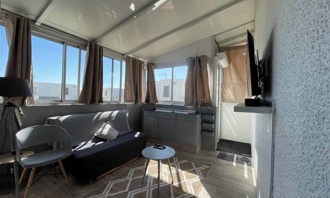 Saint-Hippolyte Appartement | Windy Barcarès : 200m de la mer