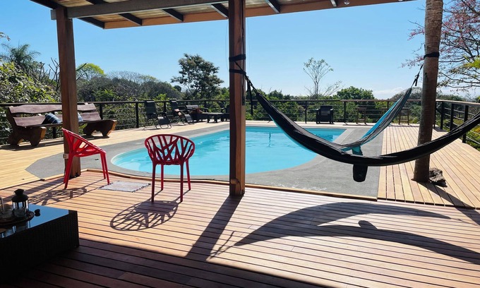 Las Delicias Villa | Avec terrasse et piscine: à 7 minutes des plages et restaurants de Montezuma!