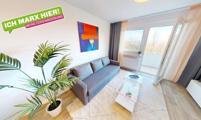 Morgenleite Appartement | Wohnen ohne Hindernisse, nur 170m bis zur Haltestelle der Linie 5, WLAN