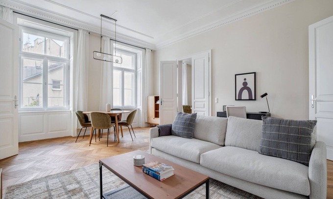 Altlerchenfeld Appartement | Wonderful Josefstadt 2BR w/ Cellar & Elevator, nr Tram, by Blueground