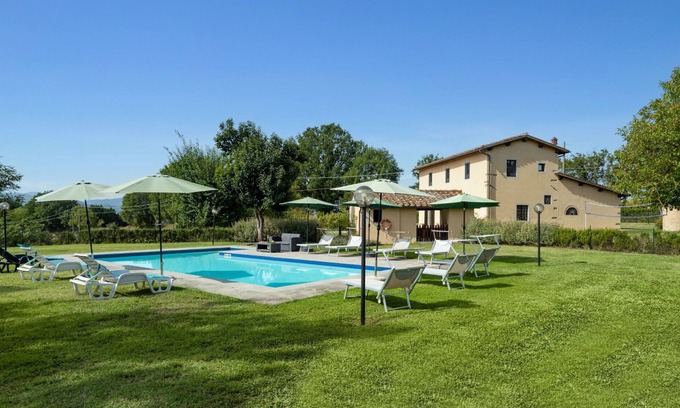 Borgo San Lorenzo Villa | Belle maison de vacances privée avec WIFI, climatisation, piscine privée, TV, patio, animaux admis
