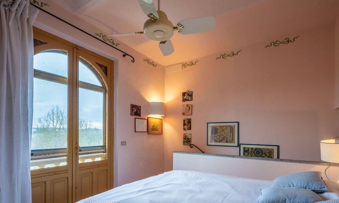 Belveglio Maison | Wonderful private villa for 3 guests with TV, patio, pets allowed and parking