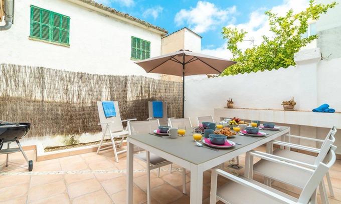 S'Arraco Maison | Merveilleuse maison de vacances privée pour 6 personnes avec WIFI, climatisation, TV et patio