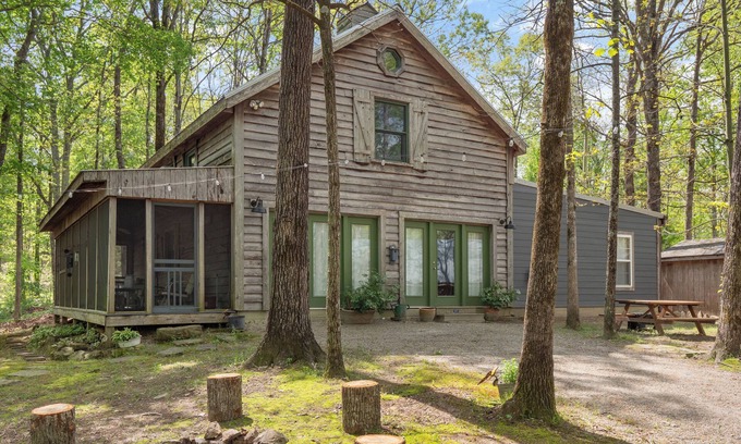 Bremen Maison | Welcome to "Wonderland Cabin," your enchanting lakeside sanctuary