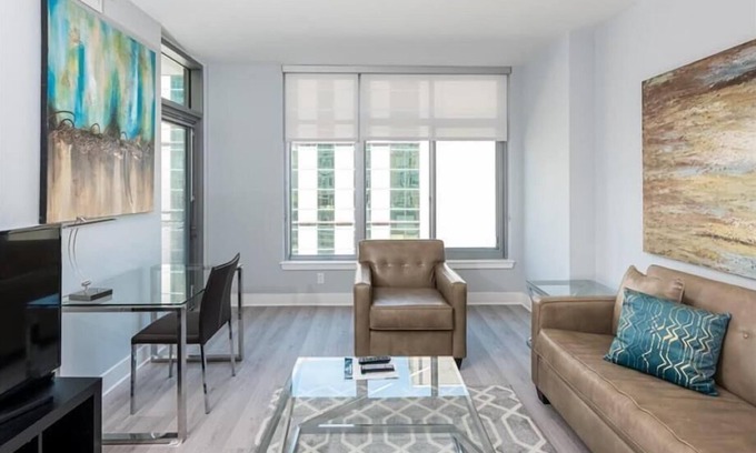 Woodmont Triangle Appartement | Appartement d'une chambre de luxe dans le Bethesda Chevy Chase