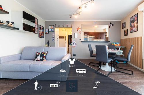 Chanteloup-en-Brie Appartement | World of Disneyland, 4 personnes, Wifi