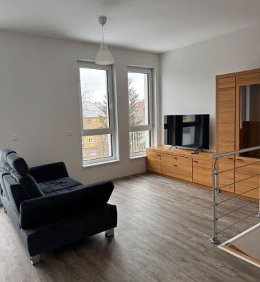 Taucha Appartement | Wunderschöne Maisonette Ferienwohnung in Leipzig Taucha 2 u 3 OG Mitte