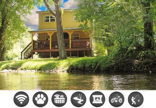 Newport Maison | Yellow Cabin on the River cabin