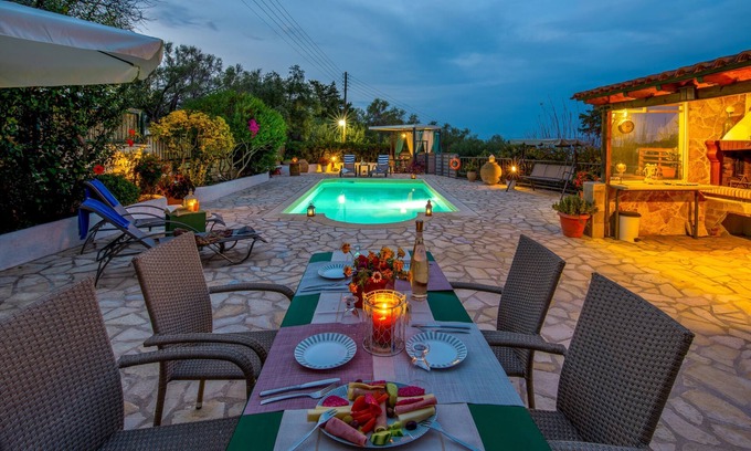 Lakka Villa | Yiotta: Amazing views of Lakka, private pool, WiFi