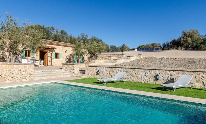 Sineu Villa | YourHouse Son Tey, villa avec piscine privée et terrasse avec vue sur la nature
