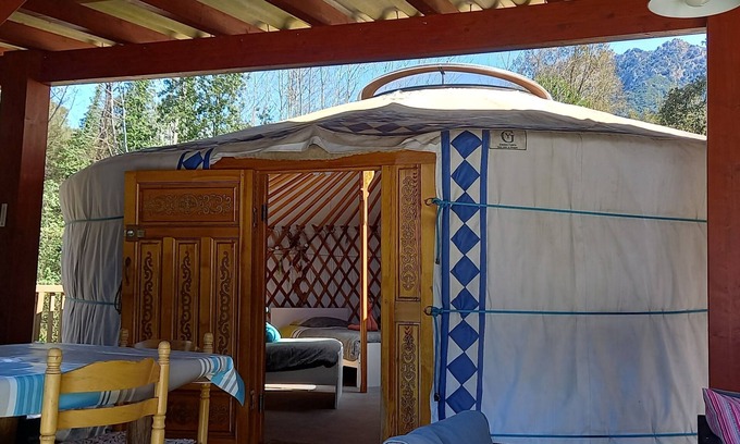 Carbuccia Cabine | Yourte confort au calme avec piscine