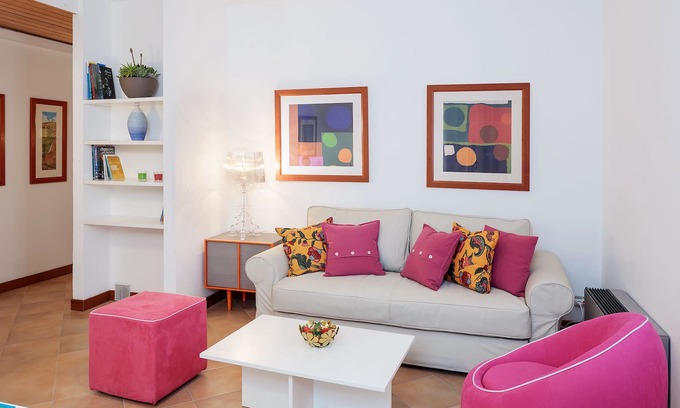 Pedona Appartement | Appartement ZEFIRO, au vert avec belle terrasse vue mer