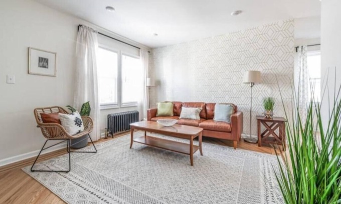 Vauxhall Appartement | Zen Spa Retreat With King Bed Near NYC train