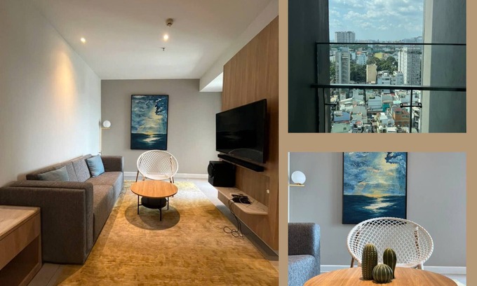 District 4 Appartement | Zenity 2br Piscine gratuite Gym Aire de jeux Skyline