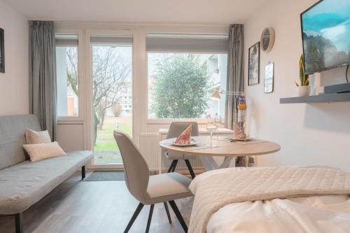 Gross Buchholz Appartement | Zentral nah MHH Terrasse Komfort - Haustiere willkommen