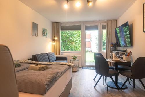 Gross Buchholz Appartement | Zentral nah MHH Terrasse Komfort 2