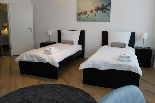 Kernstadt Maison | Zimmer mit 2 Betten im Zentrum