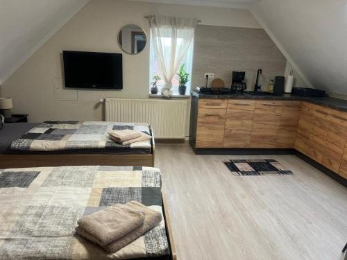 Munchenbernsdorf Appartement | Zweibettzimmer - Doppelzimmer Deluxe