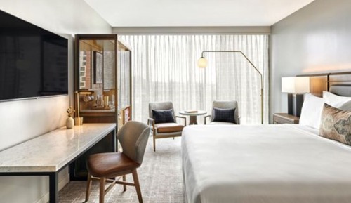 Chambre Deluxe, 1 très grand lit, accessible aux personnes à mobilité réduite