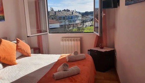 Chambre Double, salle de bains commune