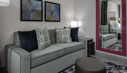 Suite Studio, 1 très grand lit, accessible aux personnes à mobilité réduite, baignoire