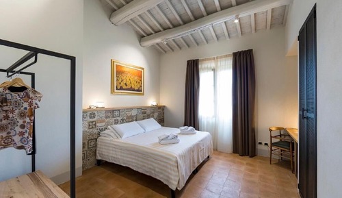 Chambre Deluxe, 1 très grand lit, salle de bains privée, vue vallée