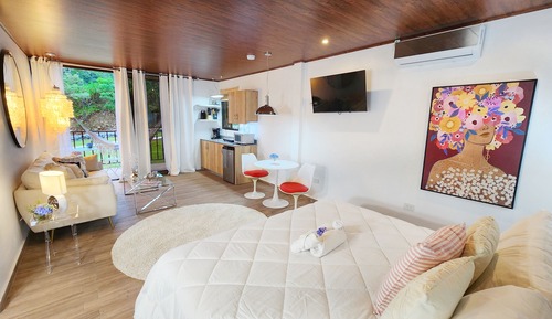 Suite Studio Confort, balcon, vue fleuve