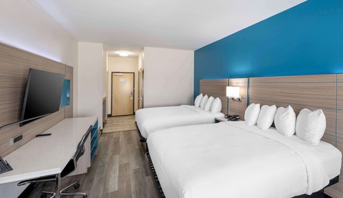 Chambre Standard, 2 grands lits, non-fumeurs, cuisine