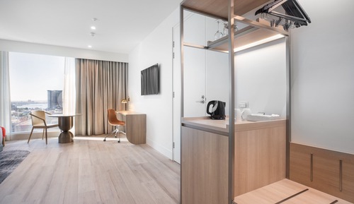 Chambre Premium, 1 très grand lit, accessible aux personnes à mobilité réduite