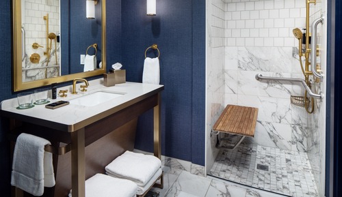 Chambre Standard, 1 très grand lit, accessible aux personnes à mobilité réduite