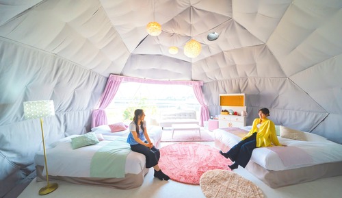 Chambre Quadruple Confort, 3 chambres, non-fumeurs (King Bed Suite Tent, No pets allowed)