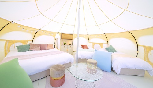 Chambre Quadruple Confort, 3 chambres, non-fumeurs (Large Dog Suite Tent, Pets allowed)