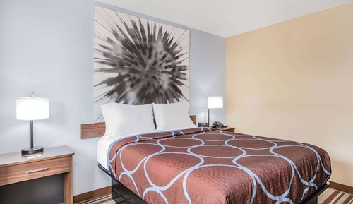 Chambre, 1 grand lit, accessible aux personnes à mobilité réduite (Mobility, Bathtub w/Grab bars)