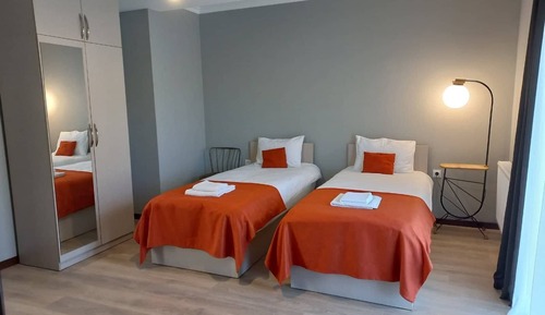 Chambre Standard avec lits jumeaux, vue montagne