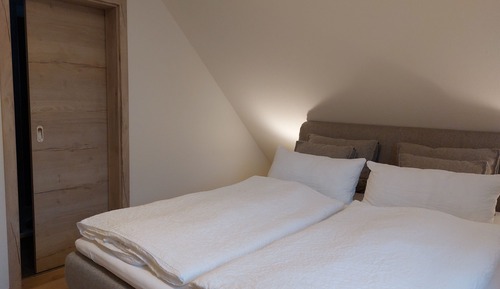Chambre Double Classique, salle de bains attenante, vue cour intérieure (Doppelzimmer Sylt-5-)