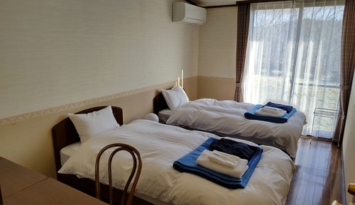 Chambre avec lits jumeaux, non-fumeurs, vue montagne