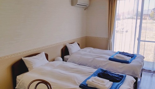 Chambre Standard avec lits jumeaux, non-fumeurs, vue montagne