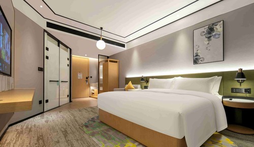 Chambre Affaires, 1 très grand lit, accessible aux personnes à mobilité réduite