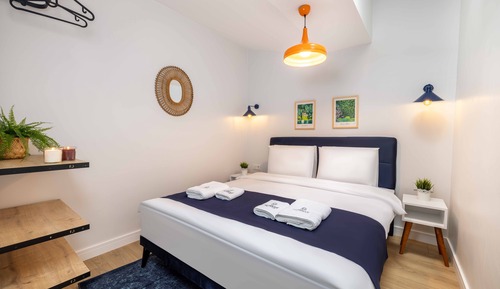 Appart'hôtel Deluxe, plusieurs lits, balcon, vue mer