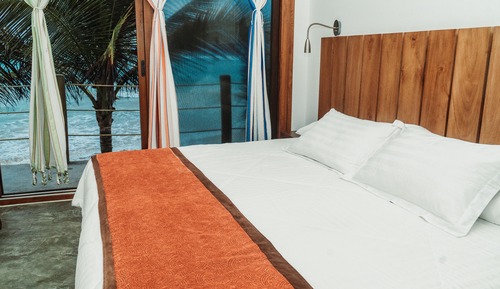 Appartement Duplex Deluxe, 2 chambres, vue mer, en bord de plage