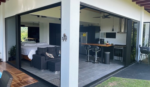 Suite Studio Panoramique, cuisine, vue montagne