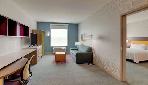 Suite Studio, 2 grands lits, accessible aux personnes à mobilité réduite, baignoire