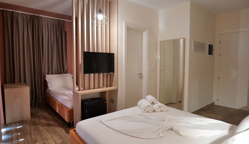 Chambre Triple, vue mer