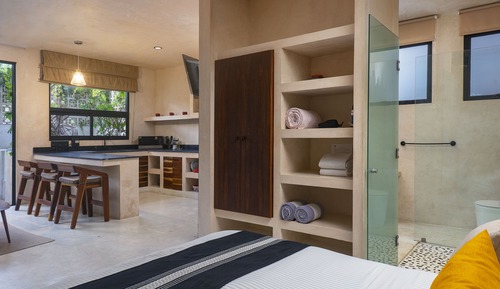 Appartement Luxe, 1 grand lit, côté jardin
