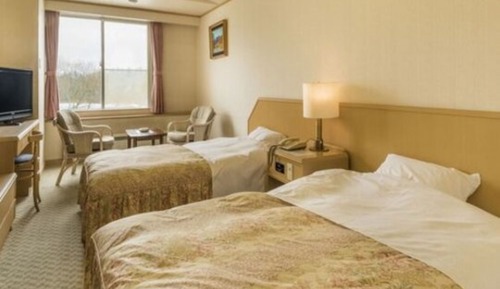 Chambre avec lits jumeaux, non-fumeurs, vue montagne (Crystal Building)